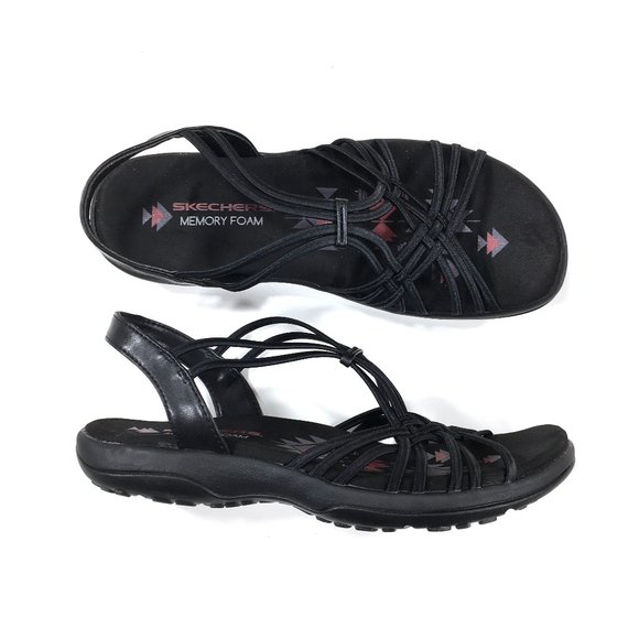 black memory foam sandals